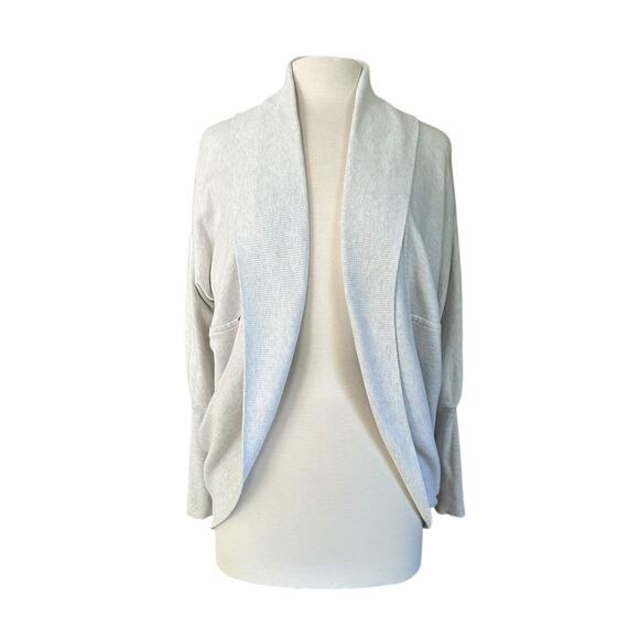 Aritzia Wilfred Diderot Sweater Cocoon Studded Open Cotton Cardigan Size XS - Picture 2 of 11